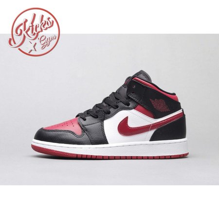 Air Jordan 1 Mid Bred Toe 36-46