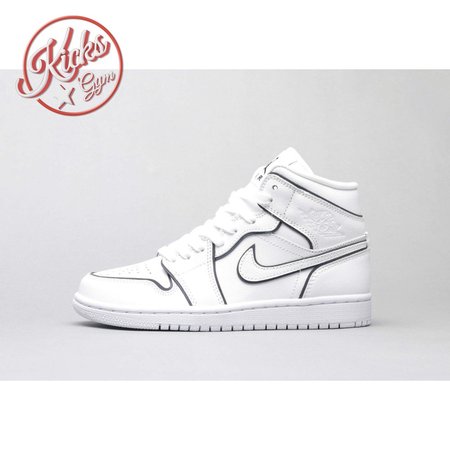 Air Jordan 1 Mid Iridescent Reflective White 36-46