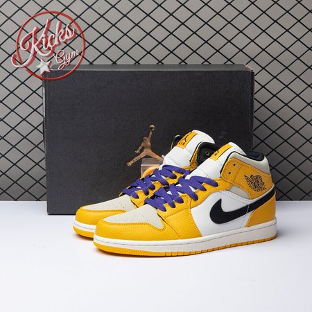 Air Jordan 1 Mid SE Lakers 852542-700 36-46