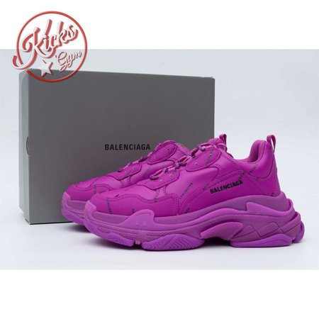 Balenciaga Triple S Allover Logo Purple SIZE: 35-45