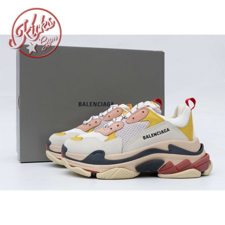 Balenciaga Triple S Cream Yellow Red (W) 35-39