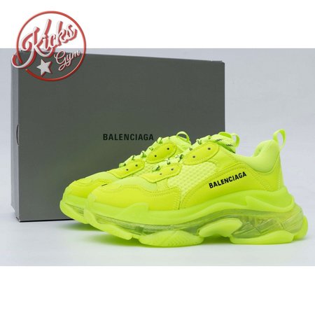 Balenciaga Triple S Clear Sole Fluo Yellow (W) 35-45