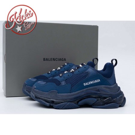 Balenciaga Triple S Clear Sole Navy 35-45