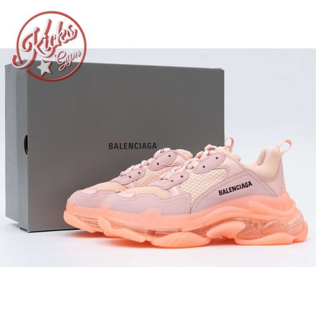 Balenciaga Triple S Orange Clear Sole 35-39