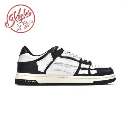 AMIRI Skel Top Low White Black Size 40-46