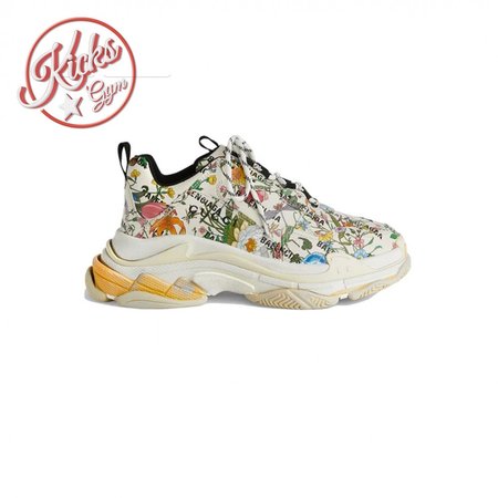 Gucci x Balenciaga The Hacker Project Triple S Flora Print Size 35-45