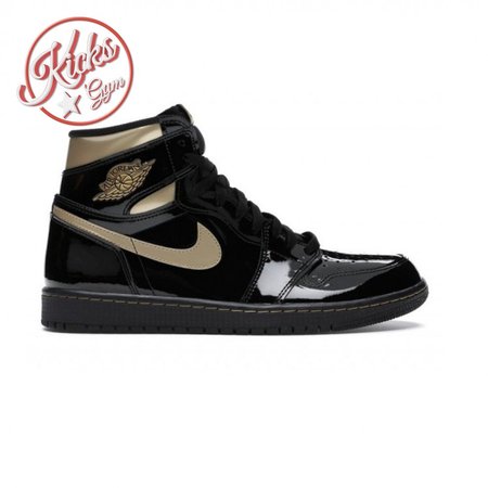 Jordan 1 Retro High Black Metallic Gold (2020) Size 36-47.5