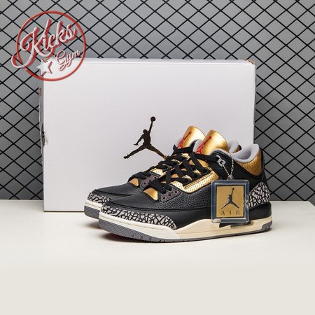 Air Jordan 3 Black Gold Size 40.5-46