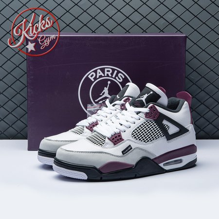 Paris Saint-Germain x Air Jordan 4 Retro 'Bordeaux' Size 40-46