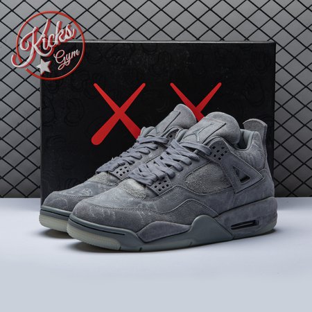 KAWS x Air Jordan 4 Retro 'Cool Grey' Size 40-47.5