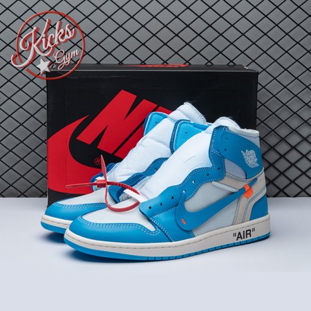 Off-White x Air Jordan 1 Retro High OG 'UNC' Size 36-47.5